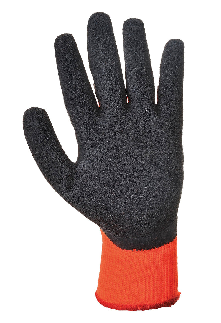 A140 - Thermal Grip Glove - Latex - Orange/Black 