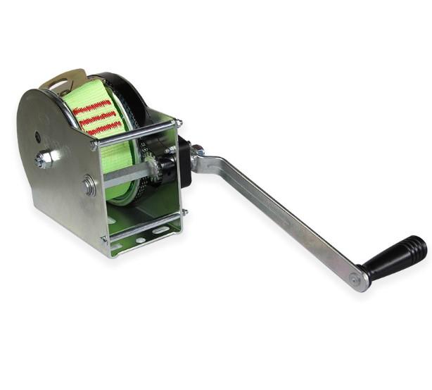 AFDS Goliath Zinc Plated Webbing Winch supplied with 50mm webbing strap & hook