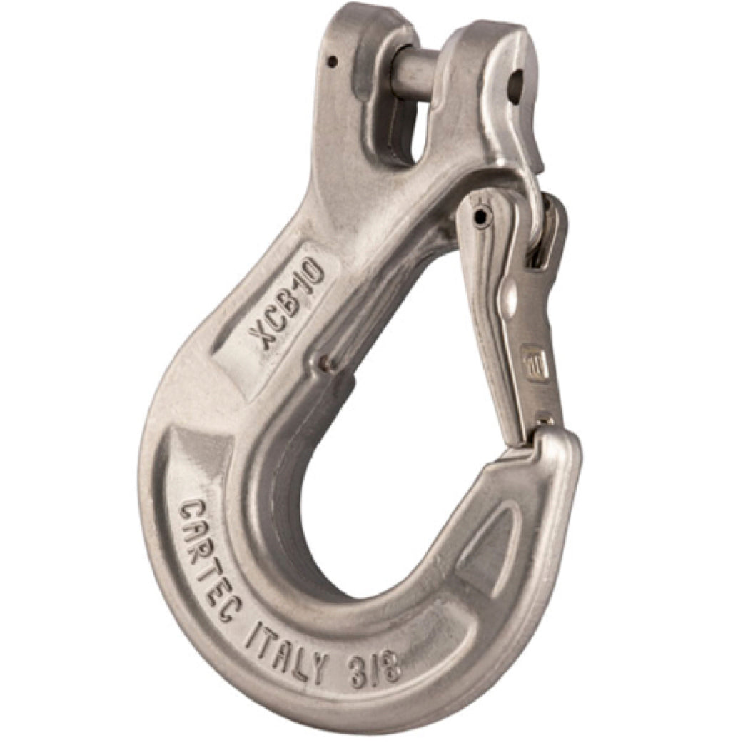 Cartec Grade 6 Clevis Sling Hook c/w Safety Catch