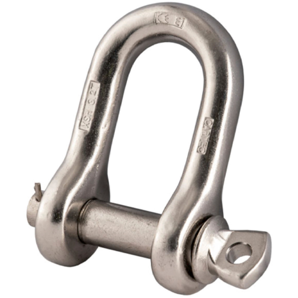 Cartec Grade 6 Dee Shackle with Screw Collar Pin