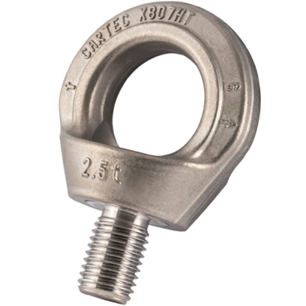 Cartec Grade 6 Stainless Steel Rotating Eyebolt