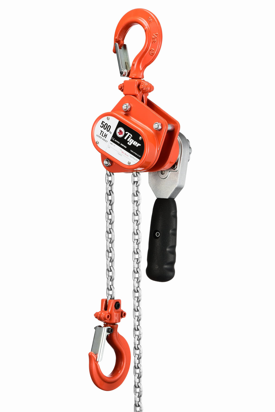 TIGER INDUSTRIAL LEVER HOIST TLH11, 0.5t CAPACITY Ref: 210-2 - Hoistshop