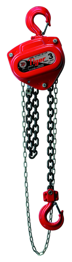 TIGER CHAIN BLOCK PROCB14, (Twin Fall) 3.0t CAPACITY  Ref: 211-7 - Hoistshop